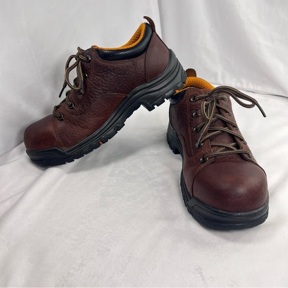 TIMBERLAND Women's TiTAN Casual Alloy Toe Work Shoe Sz 7.5 EUC - Picture 3 of 12